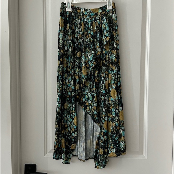 Maeve Layered Floral Midi Skirt New With Tags - Picture 2 of 10